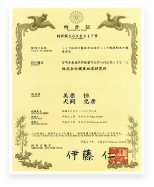 patent-lumbrokinase-certificate-1